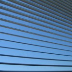 blue venetian blinds, venetian blinds