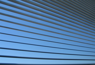 blue venetian blinds, venetian blinds